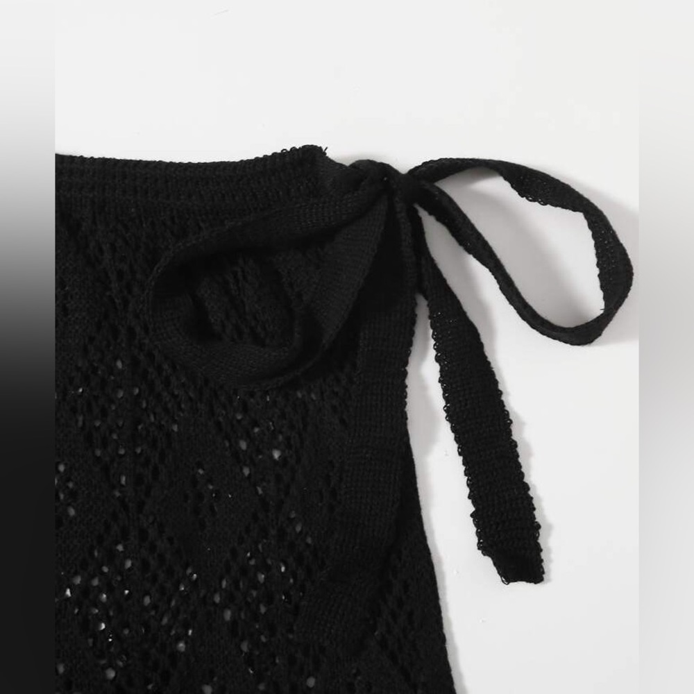 Crochet Mini Ruffle Skirt - Picture 3 of 5